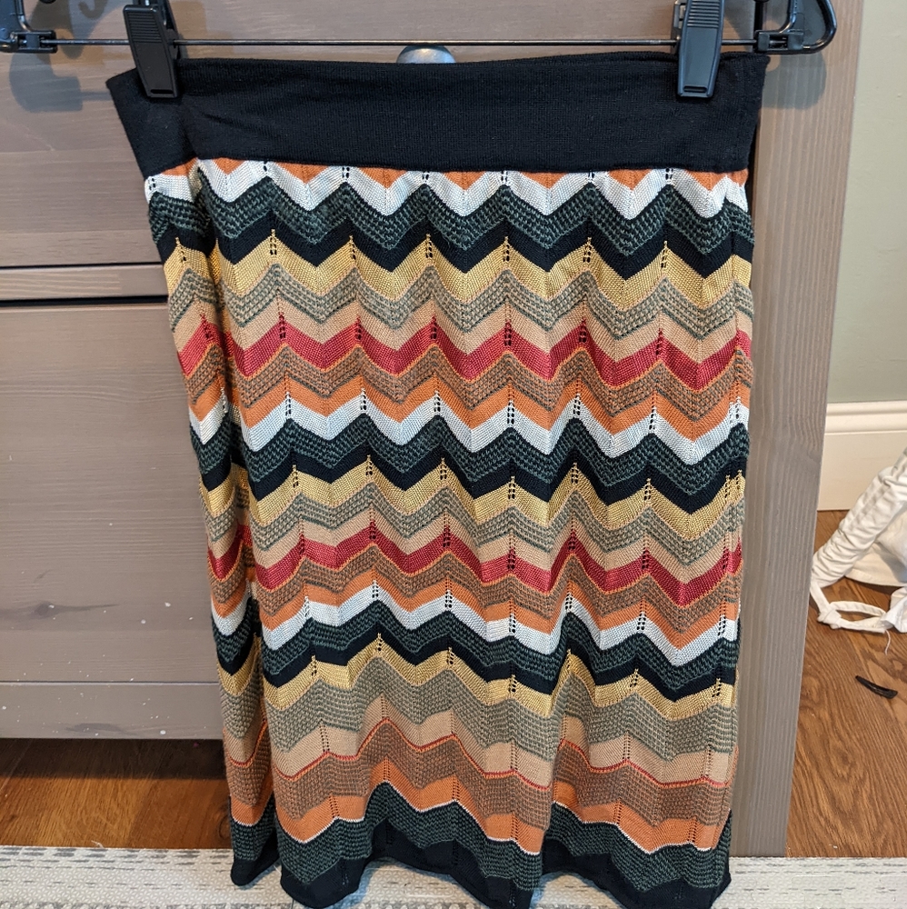 Missoni top and mid length skirt